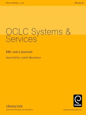 cover image of OCLC Systems & Services: International Digital Library Perspectives, Volume 19, Issue 4